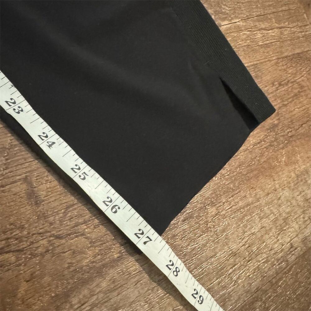 Athleta Brooklyn Pants 4 Black Pull-On Ankle Slim Straight Stretch Travel Casual - Picture 8 of 8